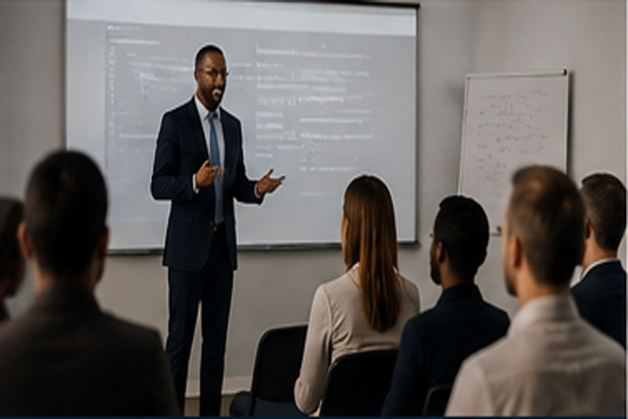Sales training and business workshop